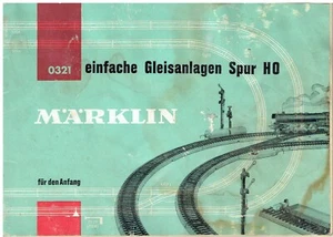 MÄRKLIN SPUR HO MODELLEISENBAHNEN 1963 GLEISPLÄNE BUCH (GB D F E I NL DK S TEXT) - Bild 1 von 1