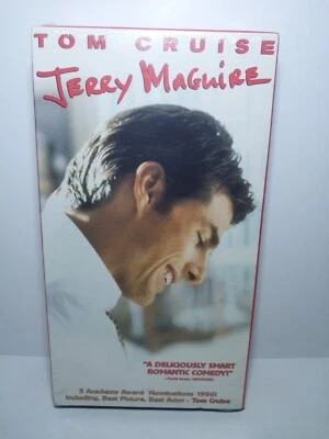 Jerry Maguire VHS SEALED Watermarks Columbia Tristar Tom Cruise Renee Zellweger - Image 1 of 4
