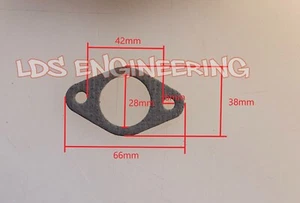 GILERA PIAGGIO 259198 Exhaust Gasket for Aprilia, Piaggio 50cc 45 T251 - Picture 1 of 2
