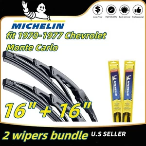Wiper Blades 2-Pack Standard - fit 1970-1977 Chevrolet Monte Carlo - 30160x2 - Picture 1 of 11