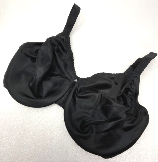 Wacoal Black Precise Finish Underwired Minimizer Bra Women's Size 38D 44703
