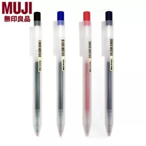 5/10pcs Muji Moma Gel Ink pen Japan 0.5mm muji Gel Ink Press Ballpointpen 4color - Foto 1 di 15