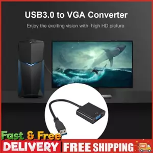 Convertidor de pantalla de video USB 3.0 a VGA para Windows 7/8/8.1 cable multipantalla - Imagen 1 de 12
