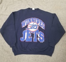 WINNIPEG JETS NHL Ice Hockey Vintage Navy Color SweatShirt Men Women KV15022