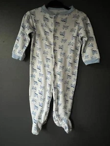 Cutie Pie white one piece sleeper size 6-9 months. - Picture 1 of 8