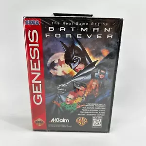 Cartucho de juego auténtico sellado Sega Genesis Batman Forever 1995 - Imagen 1 de 10