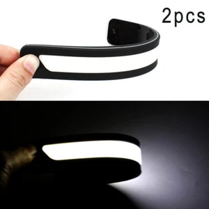 2Pcs Flexible DRL 12V Car LED Daytime Running Light Driving Daylight Fog Light - Bild 1 von 12