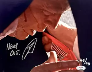 Foto Insc firmada por Robert O'Neill (PSA) Donald Trump "Intento de asesinato" 8x10 - Imagen 1 de 1