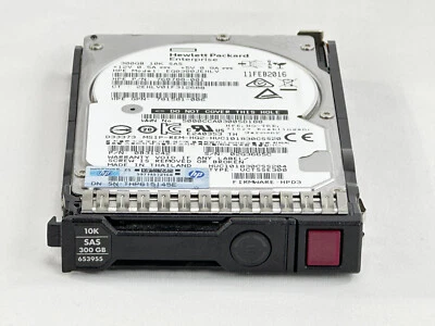 HPE 300GB 6G SAS 10K RPM SFF 2.5" HDD Hard Drive SC 768788-001 0B31242 MV - Image 1 of 4