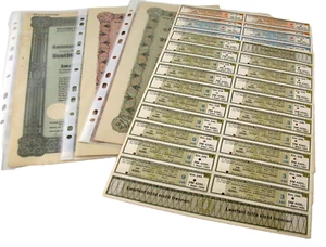 Pfandbrief REICHSMARK Posten 500 1000 Schuldverschreibung Zinsschein ungültig 21 - Bild 1 von 6