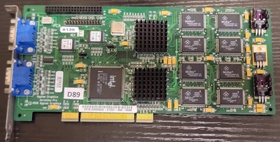 JERONIMO PRO APPIAN GRAPHICS 16MB Permedia Dual VGA PCI VINTAGE VIDEO CARD #D89 - Image 1 of 4