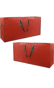 Christmas Tree Storage Bags Large Size for 7Ft Tree, 48" X 15" X 20” (Red) - Picture 1 of 5