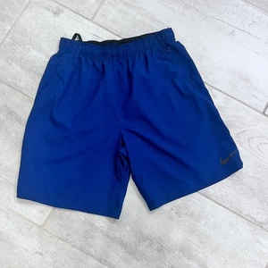 Nike Dri-FIT Pantaloncini Sportivi Uomo Blu Corsa Allenamento Palestra Allenamento Large - Foto 1 di 6