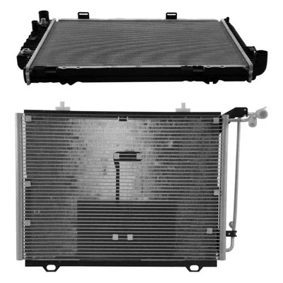 For Mercedes-Benz C280 97-99 Reach Cooling BNDL-458822 Radiator & Condenser Kit Foto 1 de 2