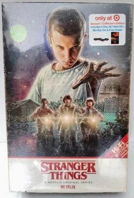 Stranger Things Season 1 4k Ultra HD Blu Ray Target Edition FREE SHIPPING (READ) - Image 1 of 4