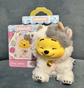 Miniso Disney Winnie the Pooh Vinyl Plush Pendant Opened Blind Box - Cow - Picture 1 of 13