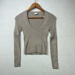 Top donna a costine XS Abercrombie & Fitch nuovo con etichette ***difetto*** - Foto 1 di 11