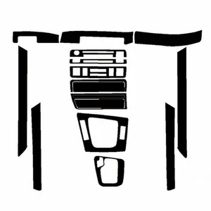 Interior Dash Wrap Trim For BMW 3 Series E46 1998-2005 Carbon Fiber 5D Sticker - Picture 1 of 8