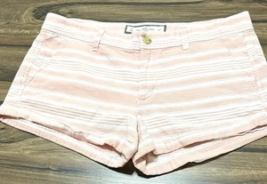 Abercrombie & Fitch shorts Size 4 Light Pink Stripped - Picture 1 of 11