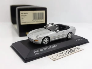 Minichamps 1:43 scale Porsche 968 Cabrio / Cabriolet 1994 Silver (PMA 400062332) - Picture 1 of 7