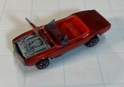 Mattel Hot Wheels Redline Custom Firebird Red 1968 Hong Kong w/ badge - Image 1 of 4