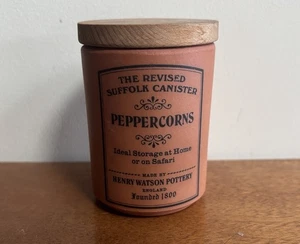 Henry Watson The Revised Suffolk Kanister Pfefferkörner Aufbewahrung Gewürzglas - Bild 1 von 11