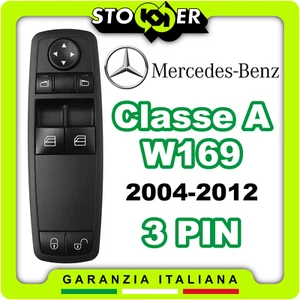 Pulsantiera Alzavetri Interruttori Specchietti MERCEDES Classe A W169 04-12 3PIN - Bild 1 von 18