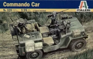 Italeri 1/35 Model Kit 320 Willys Jeep SAS in Europe Commando Vehicle - Picture 1 of 1