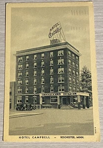 Postkarte Hotel Campbell Rochester Minnesota MN - Bild 1 von 2