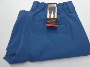 BANANA REPUBLIC Mens Blue Comfort Flat Front Stretch Waist Shorts Size 34 NEW - Picture 1 of 7