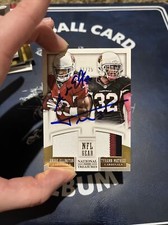 Andre Ellington/Tyrann Mathieu Panini National Treasures 01/25 Duel RC Auto Card