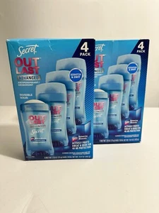 Secret Outlast's Invisible Solid Deodorant Goes on Dry&Stays Dry 48hr Protect X4 - Picture 1 of 5