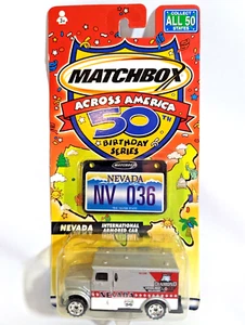 Matchbox Across America NV-036 Nevada International Armored Car The Silver State - Picture 1 of 4