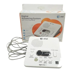 AT&T 1740 Digital Answering Machine System 60 Minutes Used No Power Supply - Zdjęcie 1 z 10