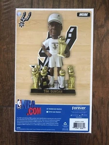 Tim Duncan San Antonio Spurs 5X NBA Champ 3X Finals MVP Trophy Bobble Head L/E - Picture 1 of 2