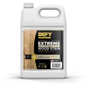 DEFY Extreme Wood Stain Crystal Clear F-Style gal - Picture 1 of 1