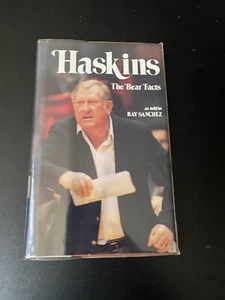 "Haskins The Bear Facts" Ray Sanchez Don Haskins SIGNED Hardcover 1st 1987 UTEP - Picture 1 of 5