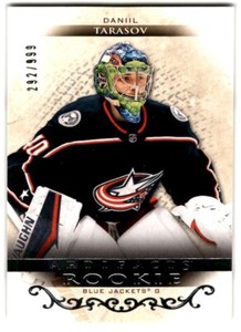 2021-22 Upper Deck Artifacts Daniil Tarasov Rookie /999 #RED224 Columbus Blue