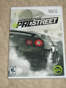 Wii Need For Speed Pro Street EA Sports Nintendo Wii Game 2007 with Manual - Picture 1 of 3