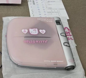 Przenośny odtwarzacz CD Kenwood DPC-KT103 Sanrio Hello Kitty używany z Japonii - Zdjęcie 1 z 7