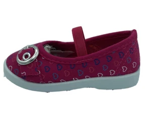 Rockland Baby Girls Cutie Buckle Strap Flat Shoes Fuchsia Size 5T - Picture 1 of 4