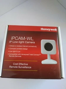 HONEYWELL IPCAM-WL IP LOW LIGHT-LIGHT CAMERA WIRELESS INTERNET REMOTE SURV - Picture 1 of 7