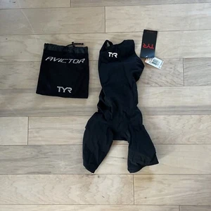 NWT TYR Tracer B Series Shortjohn Black Aeroback TBSJ6A Sz 24 - Picture 1 of 3