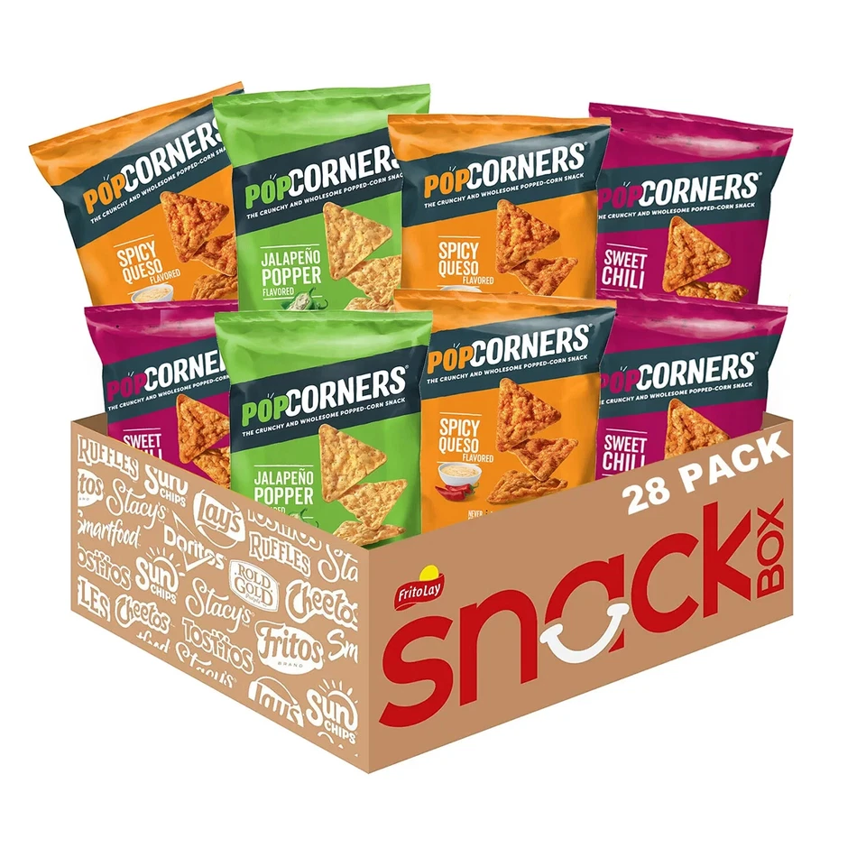 Popcorners Spicy Variety Pack Chips, 1 oz., 28 pk. - Image 1 of 4