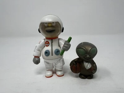 Figuras de astronauta y alienígena Homero Simpson de colección Foto 1 de 4