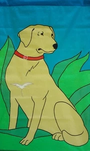 Yellow Lab Standard House Flag by NCE #20574 - Picture 1 of 4