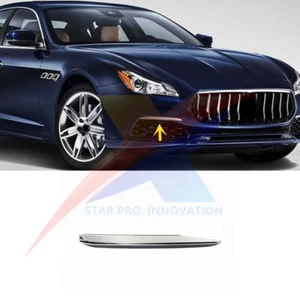 🔥 Chrome Right Side Front Bumper Grille Trim For Maserati Quattroporte 2017-22 - Picture 1 of 12