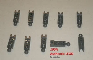LEGO NUEVO 1x2 Piedra Oscura Gris Placa Extremo Bola Taza Enchufe (10x) 6039482 Ladrillo 14419 - Imagen 1 de 1