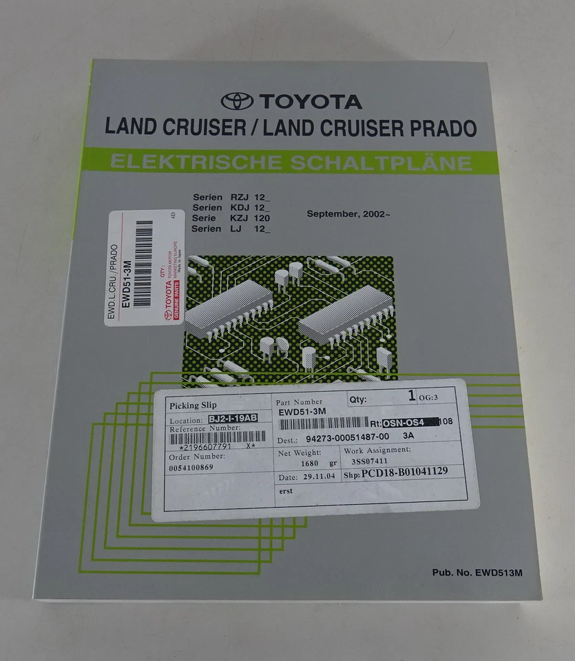 Manual de Taller Eléctrico Toyota Land Cruiser / Prado Von 09/2002 - Imagen 1 de 4