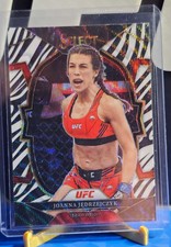 Joanna Jedrzejczyk UFC Hobby Select 2023 ZEBRA Print Prizm No. 56 ULTRA RARE🦓